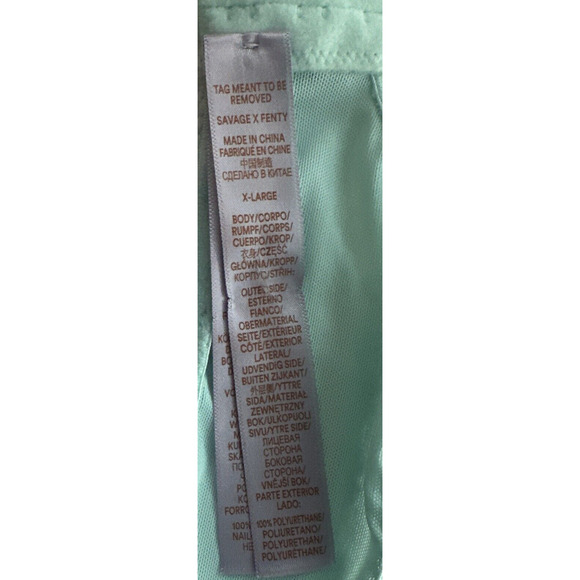 Savage X Fenty Queen of the Galaxy Bralette Size XL Laced Front Croc Print Date - Picture 7 of 11